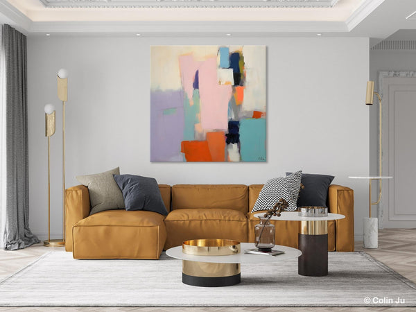 Modern Acrylic Paintings, Original Modern Paintings, Contemporary Canvas Art for Living Room, Extra Large Abstract Paintings on Canvas-Paintingforhome