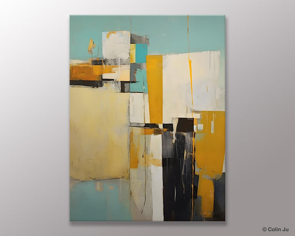 Large Modern Canvas Wall Art Paintings, Large Wall Art Paintings for Bedroom, Original Abstract Art, Hand Painted Acrylic Painting on Canvas-Paintingforhome