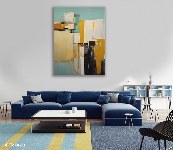 Large Modern Canvas Wall Art Paintings, Large Wall Art Paintings for Bedroom, Original Abstract Art, Hand Painted Acrylic Painting on Canvas-Paintingforhome