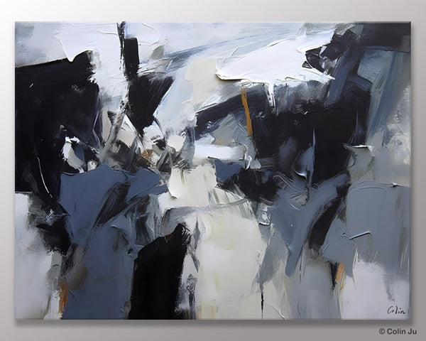 Simple Canvas Art, Contemporary Painting on Canvas, Extra Large Wall Art Paintings, Original Canvas Art for sale, Simple Abstract Paintings-Paintingforhome