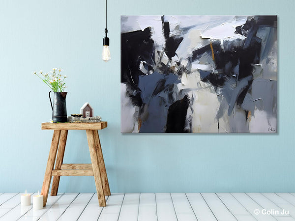 Simple Canvas Art, Contemporary Painting on Canvas, Extra Large Wall Art Paintings, Original Canvas Art for sale, Simple Abstract Paintings-Paintingforhome