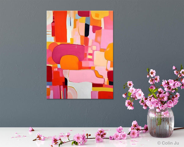 Large Modern Canvas Artwork, Original Wall Art Paintings, Large Paintings for Bedroom, Hand Painted Canvas Art, Acrylic Painting on Canvas-Paintingforhome