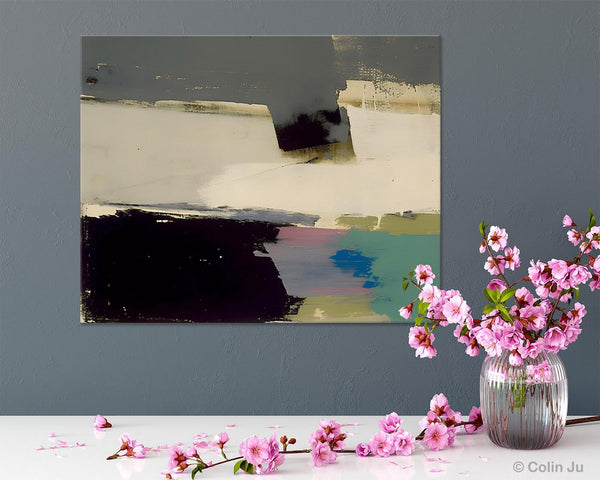 Abstract Landscape Paintings, Modern Wall Art for Living Room, Landscape Acrylic Paintings, Original Abstract Abstract Painting on Canvas-Paintingforhome