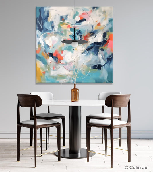 Modern Acrylic Art, Modern Original Abstract Art, Large Abstract Art for Bedroom, Simple Canvas Paintings for Sale, Contemporary Canvas Art-Paintingforhome