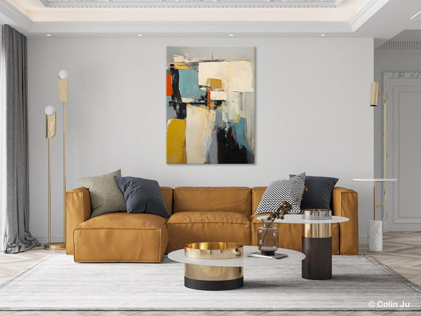 Large Modern Canvas Paintings, Heavy Texture Paintings, Large Original Wall Art Painting for Bedroom, Acrylic Paintings on Canvas-Paintingforhome