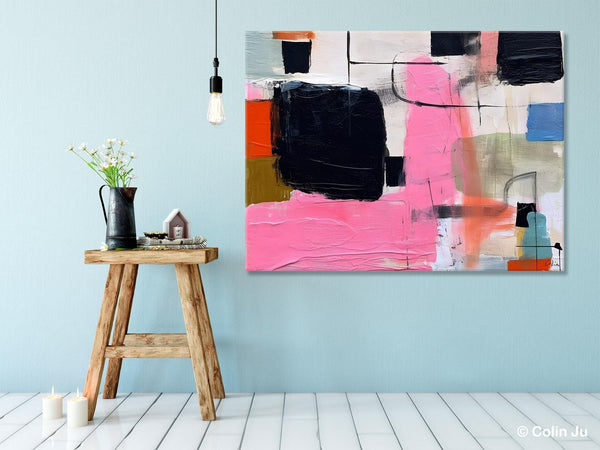Contemporary Painting on Canvas, Extra Large Wall Art Paintings, Simple Canvas Art, Original Canvas Art for sale, Simple Abstract Paintings-Paintingforhome