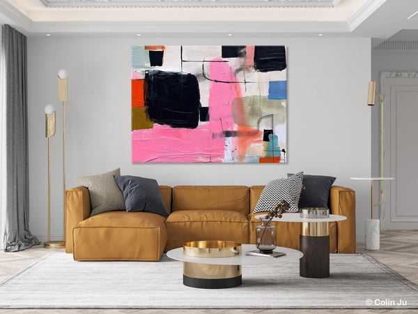 Contemporary Painting on Canvas, Extra Large Wall Art Paintings, Simple Canvas Art, Original Canvas Art for sale, Simple Abstract Paintings-Paintingforhome