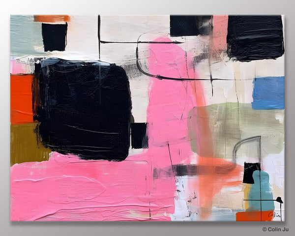 Contemporary Painting on Canvas, Extra Large Wall Art Paintings, Simple Canvas Art, Original Canvas Art for sale, Simple Abstract Paintings-Paintingforhome