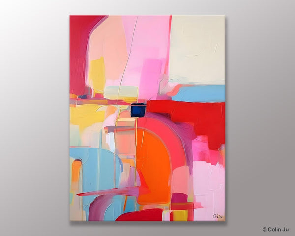 Contemporary Abstract Paintings on Canvas, Oversized Abstract Wall Art Paintings, Large Wall Paintings for Bedroom, Original Abstract Art-Paintingforhome