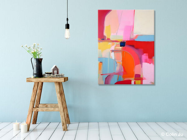 Contemporary Abstract Paintings on Canvas, Oversized Abstract Wall Art Paintings, Large Wall Paintings for Bedroom, Original Abstract Art-Paintingforhome