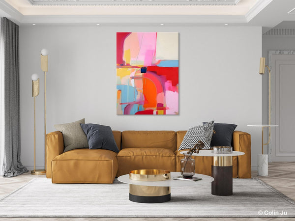 Contemporary Abstract Paintings on Canvas, Oversized Abstract Wall Art Paintings, Large Wall Paintings for Bedroom, Original Abstract Art-Paintingforhome