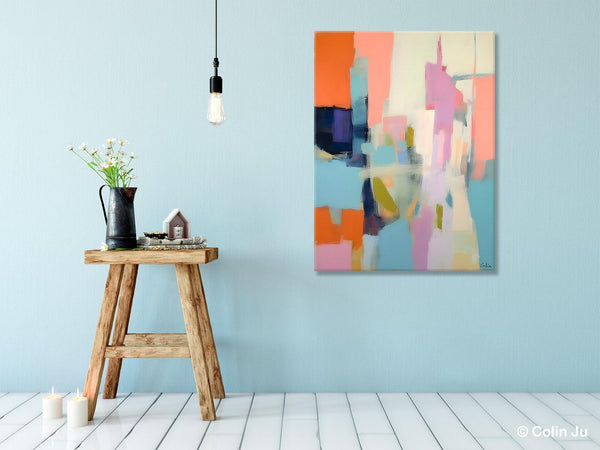 Large Modern Canvas Art for Bedroom, Original Wall Art Paintings, Large Paintings for Sale, Hand Painted Canvas Art, Acrylic Art on Canvas-Paintingforhome