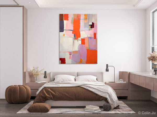 Large Modern Canvas Art for Dining Room, Simple Abstract Art, Large Original Wall Art Painting for Bedroom, Acrylic Paintings on Canvas-Paintingforhome