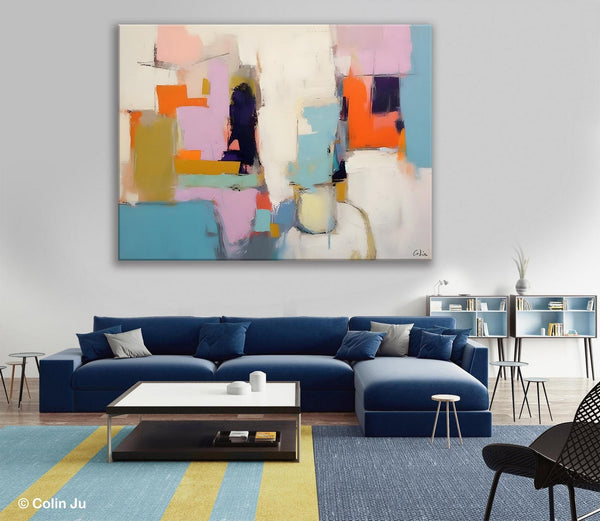 Oversized Abstract Wall Art Paintings, Large Wall Painting for Living Room, Contemporary Abstract Paintings on Canvas, Original Abstract Art-Paintingforhome