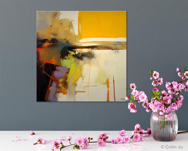 Large Abstract Art for Bedroom, Modern Acrylic Art, Modern Original Abstract Art, Simple Canvas Paintings for Sale, Contemporary Canvas Art-Paintingforhome