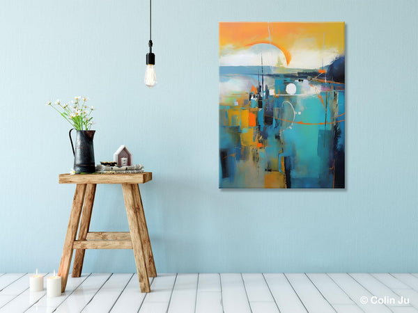 Extra Large Modern Canvas Art for Bedroom, Original Art Paintings, Large Paintings for Sale, Hand Painted Canvas Art, Acrylic Art on Canvas-Paintingforhome