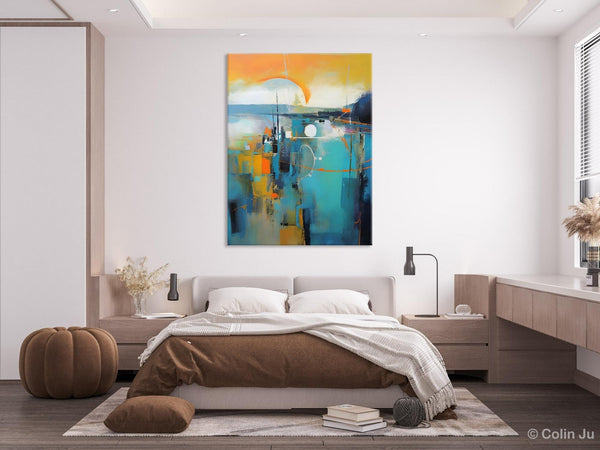 Extra Large Modern Canvas Art for Bedroom, Original Art Paintings, Large Paintings for Sale, Hand Painted Canvas Art, Acrylic Art on Canvas-Paintingforhome