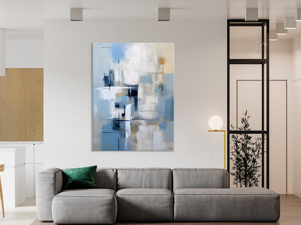 Hand Painted Acrylic Painting on Canvas, Large Modern Canvas Art, Original Abstract Art Paintings, Large Wall Art Painting for Dining Room-Paintingforhome