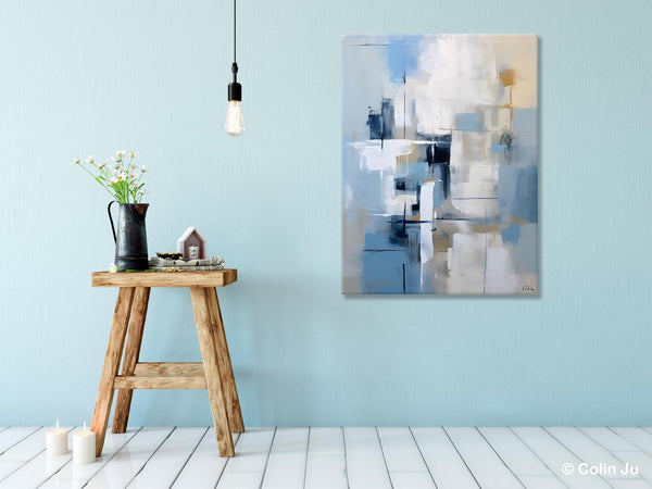 Hand Painted Acrylic Painting on Canvas, Large Modern Canvas Art, Original Abstract Art Paintings, Large Wall Art Painting for Dining Room-Paintingforhome
