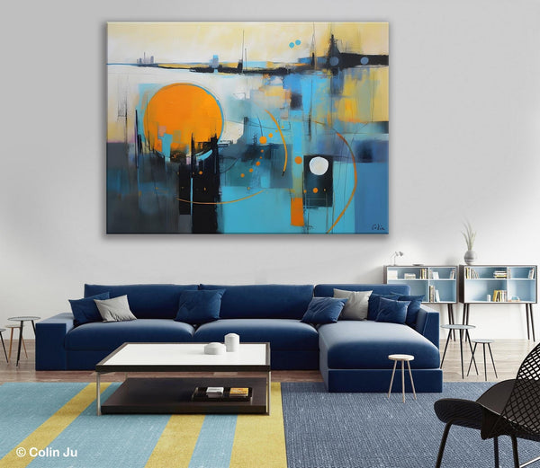 Oversized Canvas Wall Art Paintings, Original Modern Artwork, Large Abstract Painting for Bedroom, Contemporary Acrylic Painting on Canvas