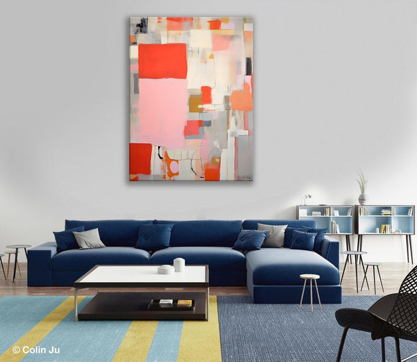 Original Wall Art Paintings, Large Paintings for Sale, Large Modern Canvas Art for Bedroom, Hand Painted Canvas Art, Acrylic Art on Canvas-Paintingforhome