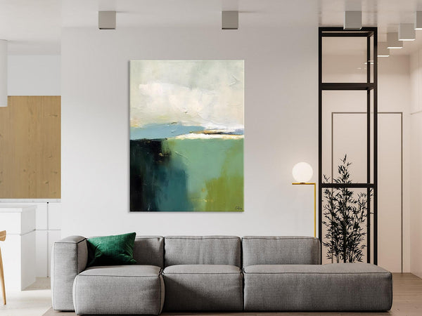 Simple Modern Wall Art, Oversized Contemporary Acrylic Paintings, Original Abstract Paintings, Extra Large Canvas Painting for Living Room-Paintingforhome