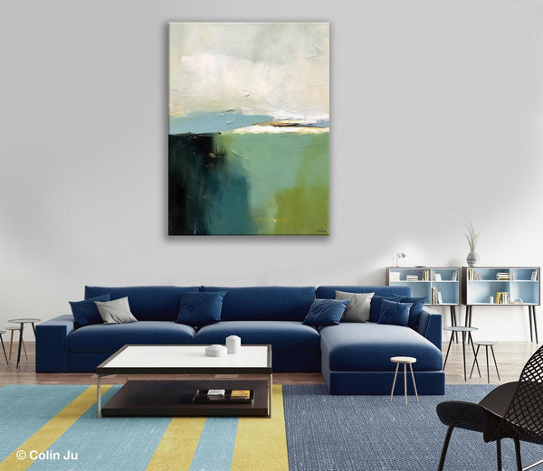 Simple Modern Wall Art, Oversized Contemporary Acrylic Paintings, Original Abstract Paintings, Extra Large Canvas Painting for Living Room-Paintingforhome