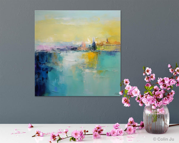 Modern Canvas Paintings, Contemporary Canvas Art, Original Modern Wall Art, Modern Acrylic Artwork, Large Abstract Painting for Bedroom-Paintingforhome