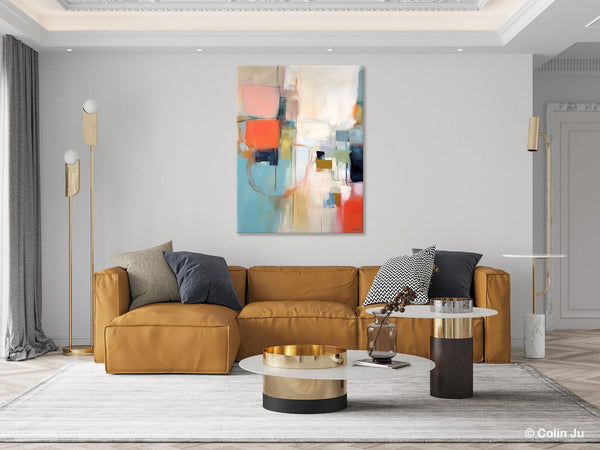 Large Wall Paintings for Bedroom, Original Abstract Art, Contemporary Abstract Paintings on Canvas, Oversized Abstract Wall Art Paintings-Paintingforhome