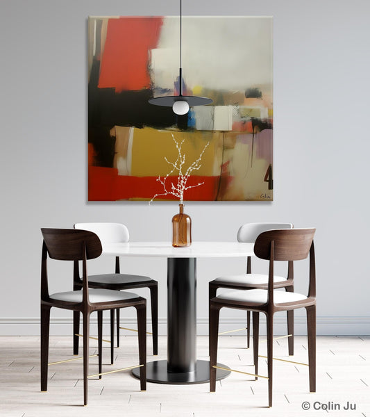 Modern Original Abstract Art, Canvas Paintings for Sale, Large Wall Art for Bedroom, Geometric Modern Acrylic Art, Contemporary Canvas Art-Paintingforhome