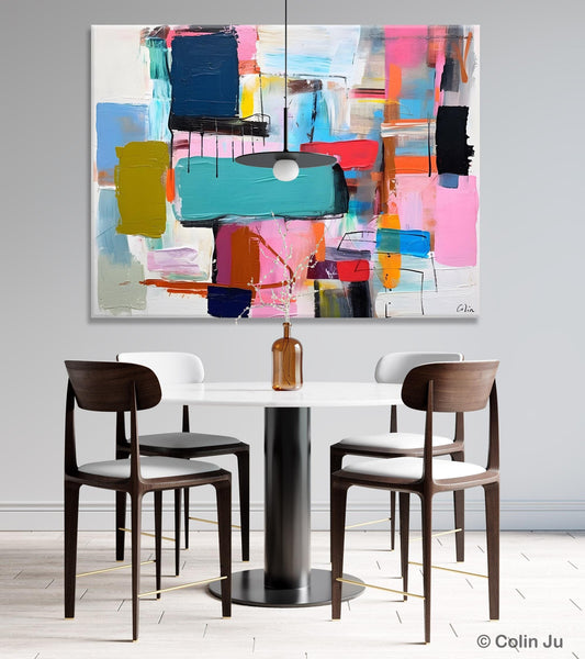 Original Abstract Art Paintings, Hand Painted Canvas Art, Acrylic Painting on Canvas, Large Canvas Art for Sale, Large Painting for Bedroom-Paintingforhome