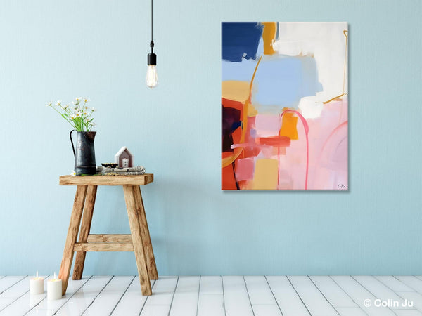 Contemporary Acrylic Painting on Canvas, Large Wall Art Painting for Bedroom, Original Canvas Art, Oversized Modern Abstract Wall Paintings-Paintingforhome