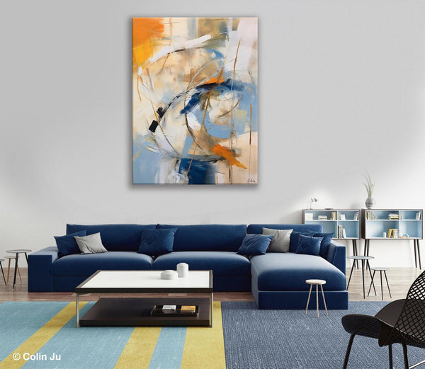 Modern Acrylic Paintings, Large Paintings for Living Room, Contemporary Wall Art Paintings, Hand Painted Canvas Art, Original Abstract Art-Paintingforhome