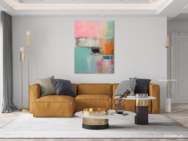 Canvas Paintings for Dining Room, Oversized Modern Wall Art, Acrylic Painting on Canvas, Contemporary Paintings, Original Abstract Paintings-Paintingforhome