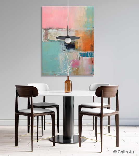 Canvas Paintings for Dining Room, Oversized Modern Wall Art, Acrylic Painting on Canvas, Contemporary Paintings, Original Abstract Paintings-Paintingforhome