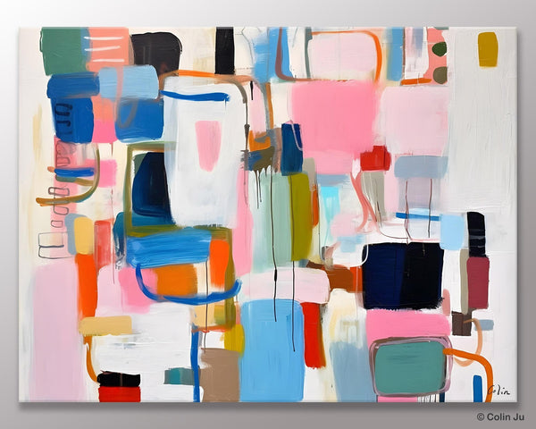 Large Wall Art Ideas for Living Room, Hand Painted Canvas Art, Oversized Canvas Paintings, Original Abstract Art, Contemporary Acrylic Art-Paintingforhome