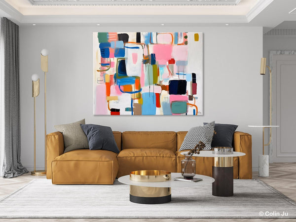 Large Wall Art Ideas for Living Room, Hand Painted Canvas Art, Oversized Canvas Paintings, Original Abstract Art, Contemporary Acrylic Art-Paintingforhome