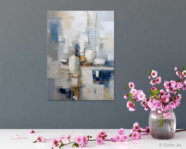Oversized Contemporary Acrylic Paintings, Modern Abstract Paintings, Original Canvas Wall Art, Extra Large Canvas Painting for Living Room-Paintingforhome