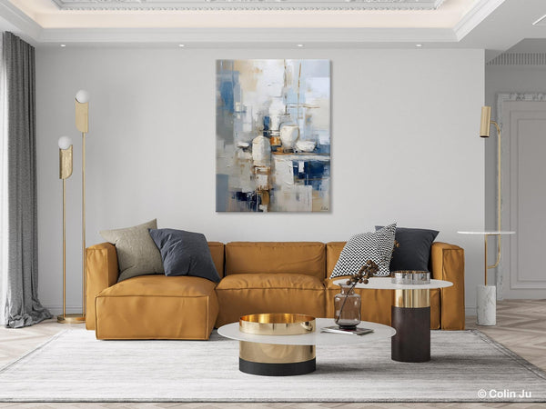 Oversized Contemporary Acrylic Paintings, Modern Abstract Paintings, Original Canvas Wall Art, Extra Large Canvas Painting for Living Room-Paintingforhome