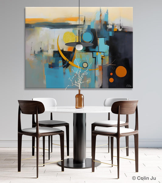 Extra Large Canvas Painting for Living Room, Original Acrylic Wall Art, Oversized Contemporary Acrylic Paintings, Abstract Canvas Paintings-Paintingforhome