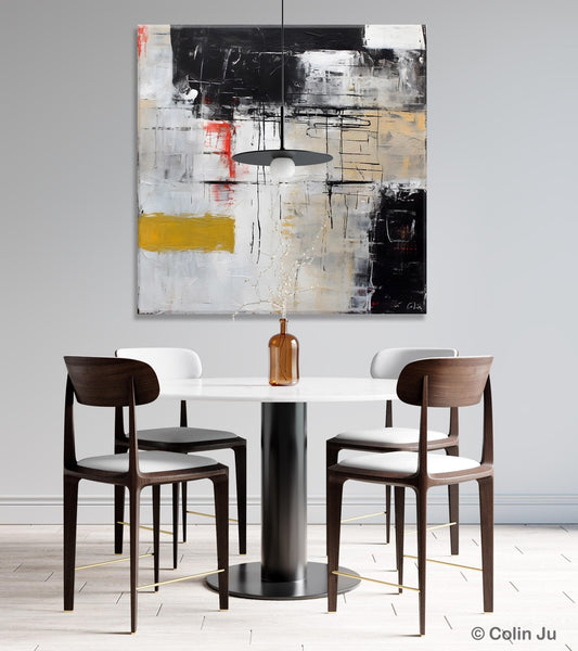 Large Abstract Art for Bedroom, Original Abstract Wall Art, Simple Modern Acrylic Artwork, Modern Canvas Paintings, Contemporary Canvas Art-Paintingforhome