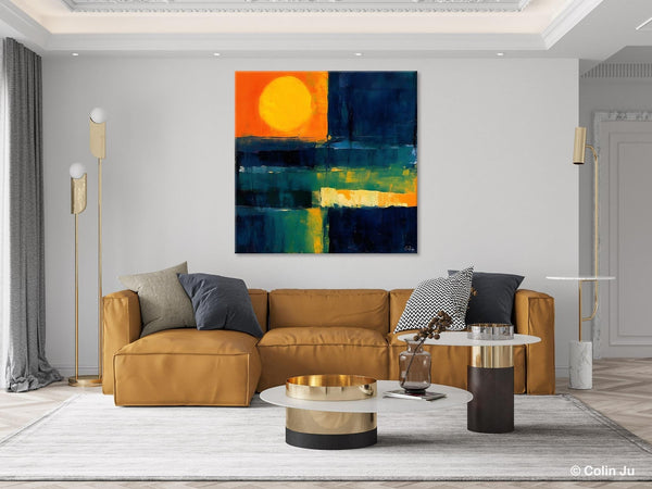 Large Abstract Painting for Dining Room, Modern Acrylic Artwork, Simple Canvas Paintings, Contemporary Canvas Art, Original Modern Wall Art-Paintingforhome