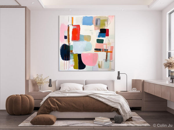 Modern Canvas Paintings, Large Abstract Painting for Bedroom, Original Abstract Wall Art, Modern Acrylic Artwork, Contemporary Canvas Art-Paintingforhome