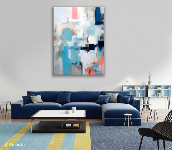 Contemporary Painting, Canvas Paintings for Dining Room, Acrylic Painting on Canvas, Extra Large Modern Wall Art, Original Abstract Painting-Paintingforhome