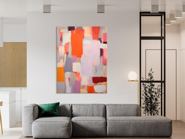 Abstract Wall Paintings, Heavy Texture Canvas Art, Large Contemporary Wall Art, Extra Large Paintings for Bedroom, Original Modern Painting-Paintingforhome