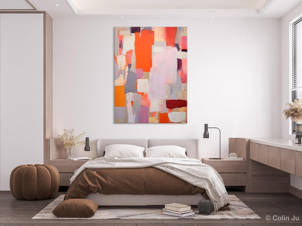 Abstract Wall Paintings, Heavy Texture Canvas Art, Large Contemporary Wall Art, Extra Large Paintings for Bedroom, Original Modern Painting-Paintingforhome