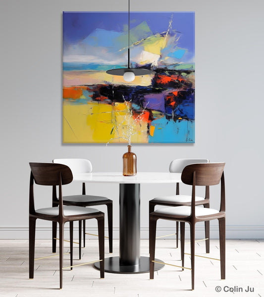 Modern Acrylic Artwork, Buy Art Paintings Online, Contemporary Canvas Art, Original Modern Paintings, Large Abstract Painting for Bedroom-Paintingforhome