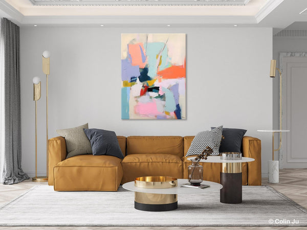 Original Artowrk, Abstract Wall Paintings, Hand Painted Canvas Art, Extra Large Paintings for Dining Room, Contemporary Wall Art Paintings-Paintingforhome