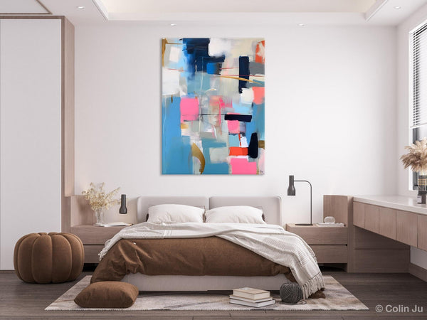 Modern Wall Art Paintings, Canvas Paintings for Bedroom, Contemporary Acrylic Painting on Canvas, Large Original Art, Buy Wall Art Online-Paintingforhome