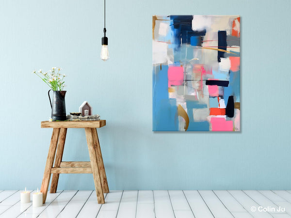 Modern Wall Art Paintings, Canvas Paintings for Bedroom, Contemporary Acrylic Painting on Canvas, Large Original Art, Buy Wall Art Online-Paintingforhome